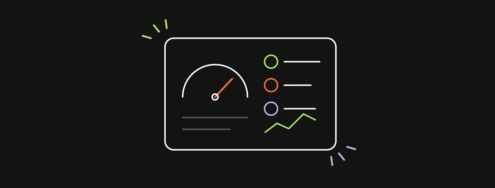 A dashboard with gauges and red, amber and green indicators next to a team of engineers