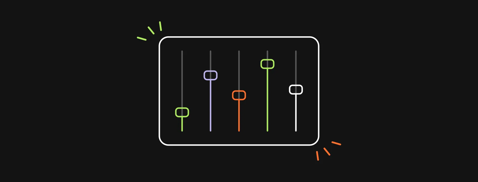 Five sliders setting duration, skill, location, team shape and scope for an engineering team